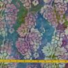 Grape Plants Purple Blue Green Batik Fabric