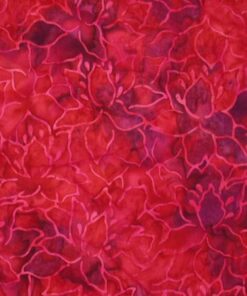 Lovely Rose Leaf Batik fabric