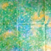 Gorgeous Dot Indonesian Batik Fabric Print green, sky blue yellow