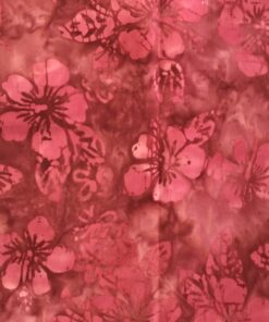 Hibiscus Hawaiian Batik Fabric