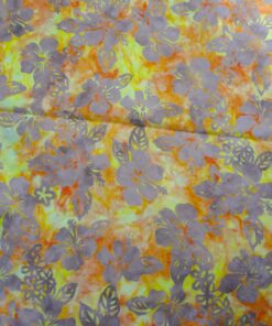 Hibiscus Hawaiian Batik Fabric