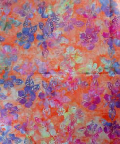 Hibiscus Hawaiian Batik Fabric