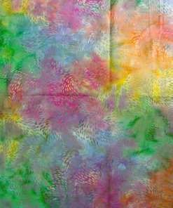 Multi Color Dot Vortex Batik Fabric