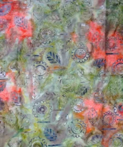 Sun Flower Cotton Batik Fabric
