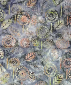 Sun Flower Cotton Batik Fabric