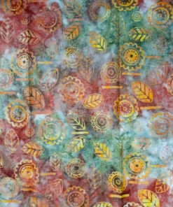 Sun Flower Cotton Batik Fabric