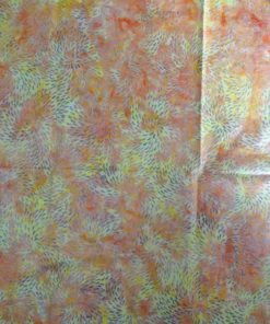 Yellow Dot Vortex Batik Fabric