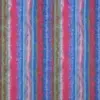 Close-up of Berry Pink and Blue Stripe Bali Batik Print Fabric showing vertical watercolor texture on 100% cotton