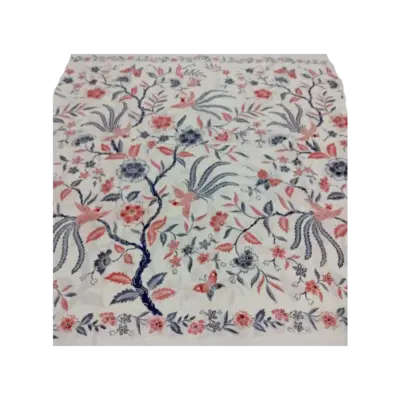 Encim Batik - Vibrant authentic Pekalongan batik fabric displaying colorful coastal motifs on premium cotton.
