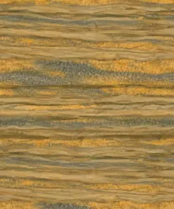 Golden Brown Wood Grain Batik Fabric 100% Cotton Hand-Stamped Indonesian Batik