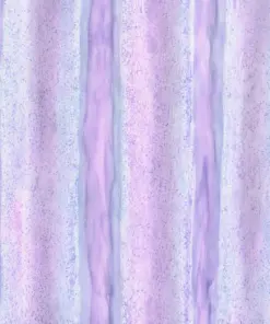 Lilac Purple Watercolor Striped Cotton Batik Fabric