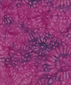 Dark Purple Sunflower Pattern Authentic Batik Fabric 100 percent cotton