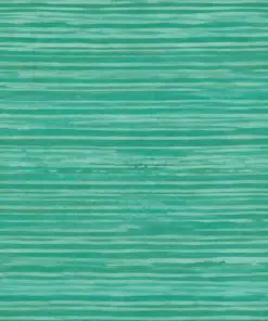 Horizontal Teal watercolor stripe batik quilting fabric made of 100 percent premium cotton