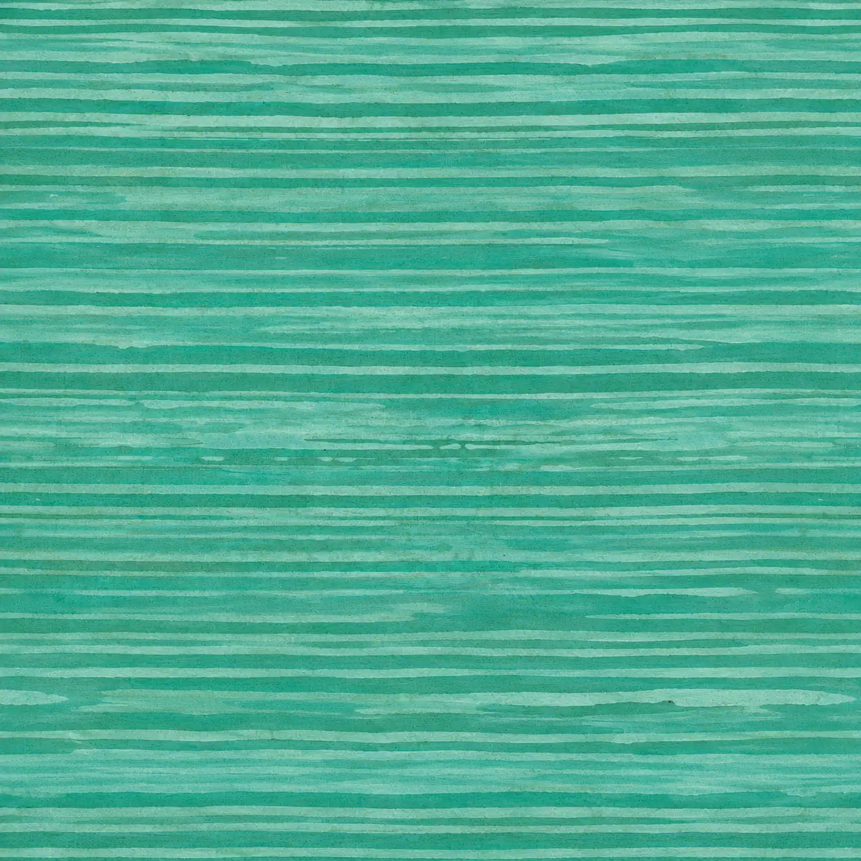 Horizontal Teal watercolor stripe batik quilting fabric made of 100 percent premium cotton