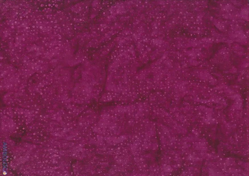 Deep dark purple dotted batik fabric featuring rich plum tones, shadowy marbling, and subtle speckling on 100% premium quilting cotton from Indonesia.