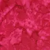 Close-up texture of authentic Indonesian red batik fabric featuring hand-dyed crimson pomegranate, watermelon rose, and dark claret wine tie-dye veins on 100% combed cotton for quilting